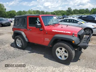 2012 Jeep Wrangler Sport with VIN 1C4AJWAG9CL212222, listed as a Copart auction lot 61919275 with 183,729 mi miles and Clean title. Bid and sale history available at DreamBid. Image 4.