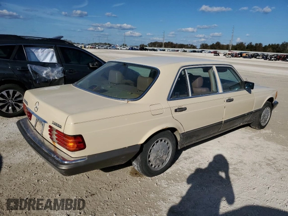 1987 Mercedes-Benz 300 SDL z VIN WDBCB25D5HA307716, wystawiony jako Copart lot #78031434 z przebiegiem 171 059 mil mil oraz Szkoda całkowita • Salvage title. Historia ofert i sprzedaży dostępna na DreamBid. Obrazek 3.