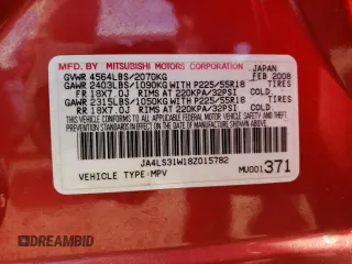 2008 Mitsubishi Outlander SE z VIN JA4LS31W18Z015782, wystawiony jako Copart lot #55876814 z przebiegiem 130 062 mil mil oraz Szkoda całkowita • Salvage title. Historia ofert i sprzedaży dostępna na DreamBid. Obrazek 13.