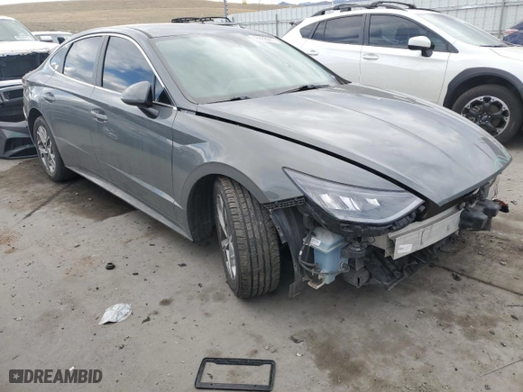 2021 Hyundai Sonata SEL with VIN 5NPEL4JA9MH111215, listed as a Copart auction lot 48688665 with 84,243 mi miles and Salvage Title. Bid and sale history available at carsss.com. Image 4.