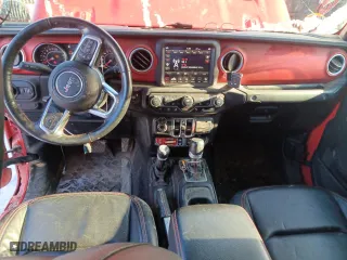 2020 Jeep Gladiator Rubicon with VIN 1C6JJTBG0LL138631, listed as a Copart auction lot 46883035 with 58,067 mi miles and Salvage Title. Bid and sale history available at carsss.com. Image 8.