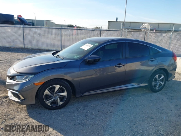 2019 Honda Civic Sedan LX with VIN 2HGFC2F61KH558416, listed as a IAAI auction lot 41636764 with 47,910 mi miles. Bid and sale history available at carsss.com. Image 14.