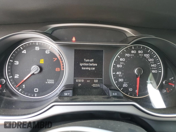 2014 Audi A4 Premium Plus z VIN WAUFFAFL8EN001341, wystawiony jako Copart lot #56251315 z przebiegiem 61 819 mil mil oraz Szkoda całkowita • Salvage title. Historia ofert i sprzedaży dostępna na DreamBid. Obrazek 9.
