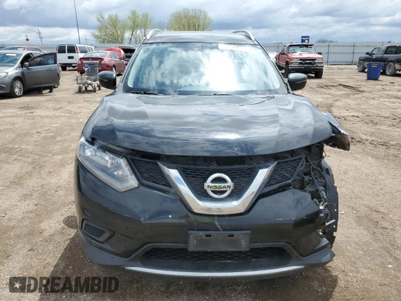 2016 Nissan Rogue SV z VIN KNMAT2MVXGP728598, wystawiony jako Copart lot #55658035 z przebiegiem 82 712 mil mil oraz Szkoda całkowita • Salvage title. Historia ofert i sprzedaży dostępna na DreamBid. Obrazek 5.