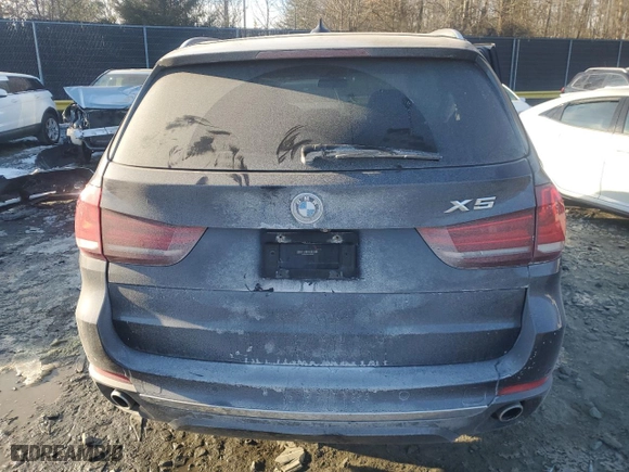 2015 BMW X5 xDrive35d with VIN 5UXKS4C5XF0N06086, listed as a Copart auction lot 42198095 with 124,492 mi miles and Salvage Title. Bid and sale history available at carsss.com. Image 6.