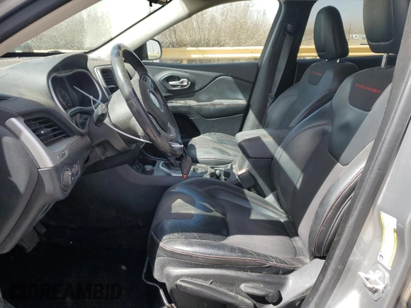 2015 Jeep Cherokee Trailhawk with VIN 1C4PJMBS3FW787033, listed as a Copart auction lot 49176735 with 83,013 mi miles and Salvage Title. Bid and sale history available at carsss.com. Image 7.