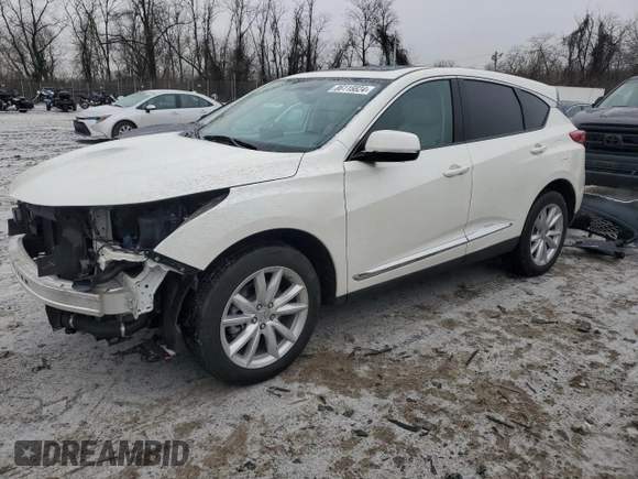 2019 Acura RDX with VIN 5J8TC1H31KL001752, listed as a Copart auction lot 86115824 with 63,005 mi miles and Salvage Title. Bid and sale history available at carsss.com. Image 1.