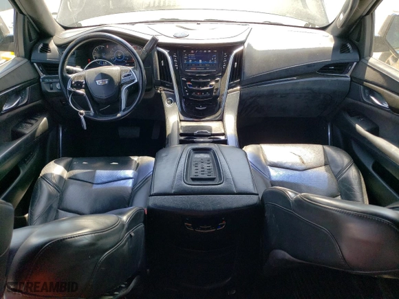 2017 Cadillac Escalade Platinum with VIN 1GYS4DKJ4HR127555, listed as a Copart auction lot 53162405 with 119,934 mi miles and Salvage Title. Bid and sale history available at carsss.com. Image 8.