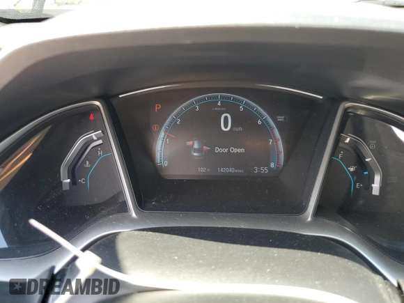 2016 Honda Civic EX-L with VIN 19XFC1F78GE044325, listed as a Copart auction lot 57814905 with 142,040 mi miles and Salvage title. Bid and sale history available at DreamBid. Image 9.