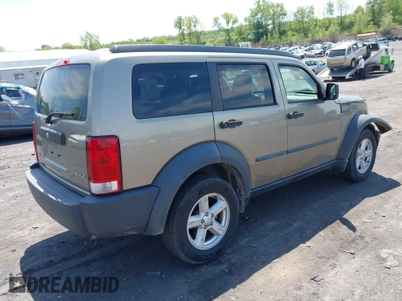 2007 Dodge Nitro SXT with VIN 1D8GU28K67W700764, listed as a IAAI auction lot 42244697 with 80,078 mi miles and . Bid and sale history available at DreamBid. Image 4.