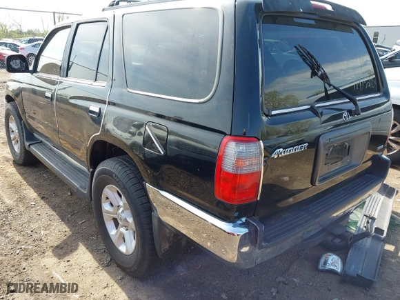 2000 Toyota 4Runner with VIN JT3GM84R1Y0063781, listed as a IAAI auction lot 42119394 with 1 mi miles. Bid and sale history available at carsss.com. Image 3.