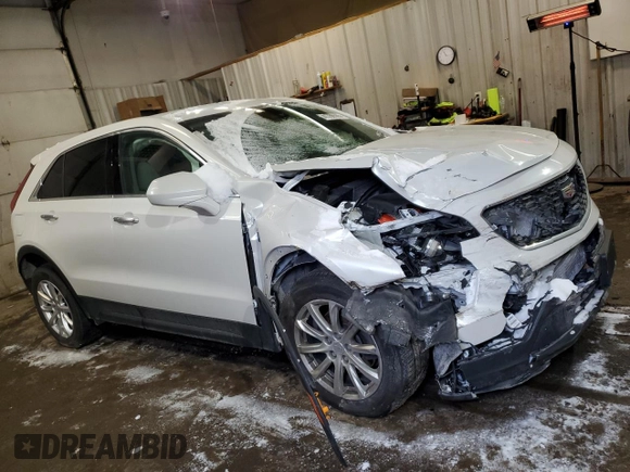 2021 Cadillac XT4 AWD Luxury with VIN 1GYFZBR43MF000539, listed as a Copart auction lot 41786565 with 69,543 mi miles and Salvage Title. Bid and sale history available at carsss.com. Image 4.