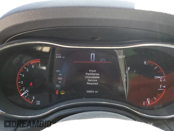 2020 Dodge Durango R/T with VIN 1C4SDJCT6LC188003, listed as a Copart auction lot 63706475 with 59,954 mi miles and Salvage title. Bid and sale history available at DreamBid. Image 9.