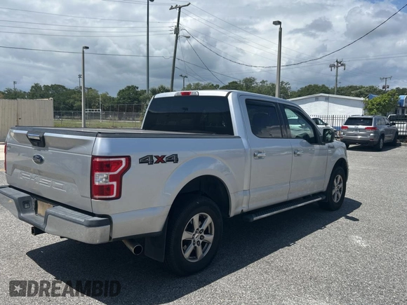 2018 Ford F-150 XL with VIN 1FTEW1E54JFE20941, listed as a Copart auction lot 55782305 with 201,769 mi miles and Clean Title. Bid and sale history available at carsss.com. Image 4.