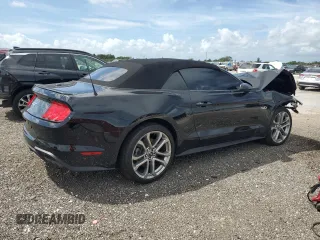 2023 Ford Mustang GT Premium with VIN 1FATP8FF2P5113423, listed as a Copart auction lot 47677974 with 6,347 mi miles and Salvage title. Bid and sale history available at DreamBid. Image 3.