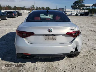 2020 Alfa Romeo Giulia Ti Sport with VIN ZARFAMBN0L7635096, listed as a Copart auction lot 84913134 with 49,765 mi miles and Salvage title. Bid and sale history available at DreamBid. Image 6.