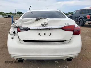 2020 Infiniti Q50 Luxe with VIN JN1EV7AP4LM206174, listed as a Copart auction lot 62498325 with 58,993 mi miles and Salvage title. Bid and sale history available at DreamBid. Image 6.