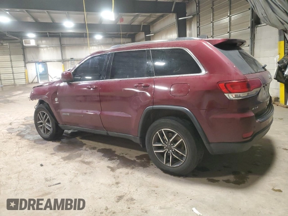 2020 Jeep Grand Cherokee Laredo E z VIN 1C4RJFAG2LC440419, wystawiony jako Copart lot #47603395 z przebiegiem 82 289 mil mil oraz Szkoda całkowita • Salvage title. Historia ofert i sprzedaży dostępna na DreamBid. Obrazek 2.