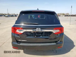2018 Honda Odyssey EX-L with VIN 5FNRL6H76JB054750, listed as a Copart auction lot 49651795 with 55,451 mi miles and Salvage Title. Bid and sale history available at carsss.com. Image 6.