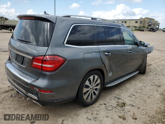 2019 Mercedes-Benz GLS 450 with VIN 4JGDF6EE1KB239051, listed as a Copart auction lot 52081354 with 26,326 mi miles and . Bid and sale history available at DreamBid. Image 3.