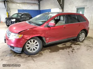 2008 Ford Edge Limited with VIN 2FMDK39C68BB47116, listed as a Copart auction lot 52106725 with 182,209 mi miles and Salvage Title. Bid and sale history available at carsss.com. Image 1.