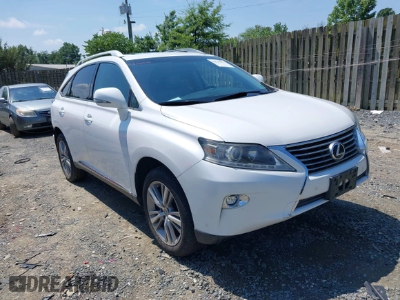 2015 Lexus RX 350 with VIN 2T2BK1BA0FC307791, listed as a IAAI auction lot 42529872 with 60,609 mi miles and . Bid and sale history available at DreamBid. Image 1.