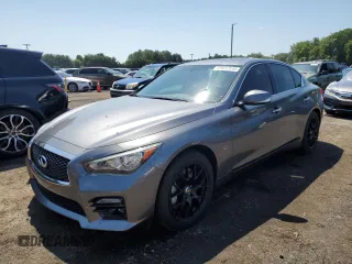 2016 Infiniti Q50 Red Sport 400 с VIN JN1FV7AR6GM451859, выставлен на аукционе Copart как лот 61017515 с пробегом 48 736 миль миль и Списание • Salvage title. История ставок и продаж доступна на DreamBid. Изображение 1.
