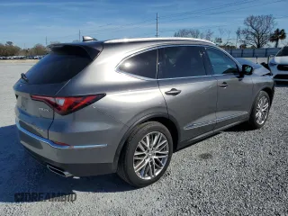 2022 Acura MDX w/Advance Package with VIN 5J8YE1H81NL047890, listed as a Copart auction lot 46604415 with 52,117 mi miles and Salvage Title. Bid and sale history available at carsss.com. Image 3.