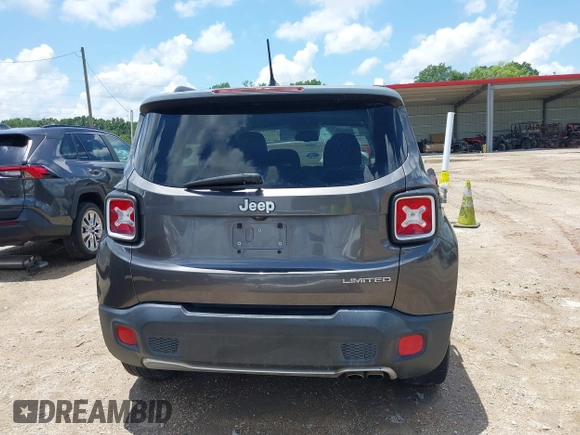 2017 Jeep Renegade Limited with VIN ZACCJADB6HPE71846, listed as a IAAI auction lot 42351461 with 135,373 mi miles and . Bid and sale history available at DreamBid. Image 16.