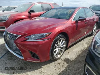 2018 Lexus LS with VIN JTHB5LFF4J5003218, listed as a Copart auction lot 79878804 with 36,353 mi miles and Non Repairable. Bid and sale history available at carsss.com. Image 1.
