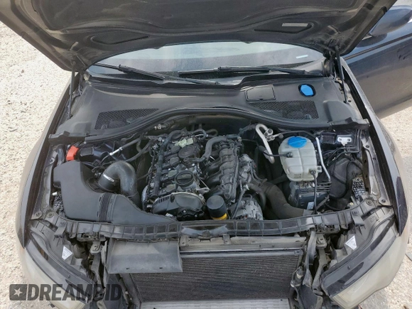 2014 Audi A6 Premium Plus with VIN WAUGFAFC7EN153034, listed as a Copart auction lot 57344305 with 82,837 mi miles and Salvage title. Bid and sale history available at DreamBid. Image 11.