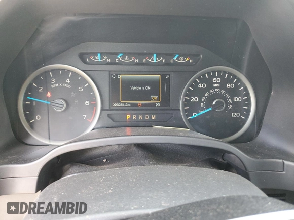 2017 Ford F-150 XL with VIN 1FTFX1EG2HKE01065, listed as a Copart auction lot 49050905 with 93,284 mi miles and Salvage Title. Bid and sale history available at carsss.com. Image 9.
