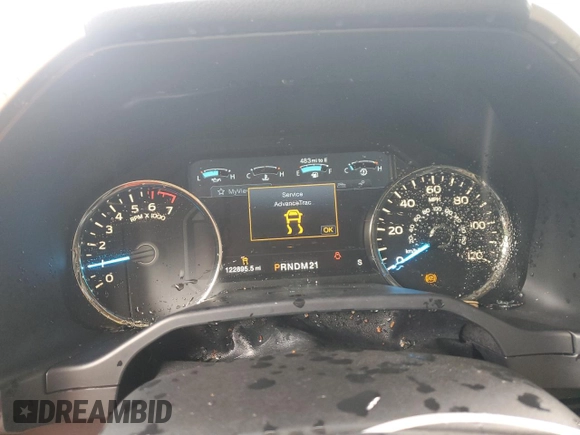 2016 Ford F-150 XLT with VIN 1FTEW1EF7GKD07560, listed as a Copart auction lot 60926955 with 122,895 mi miles and Salvage title. Bid and sale history available at DreamBid. Image 9.