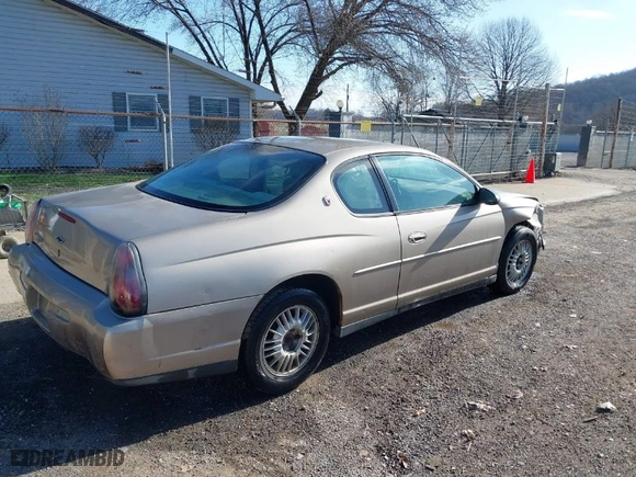 2002 Chevrolet Monte Carlo LS with VIN 2G1WW12E129102772, listed as a IAAI auction lot 41883455 with 171,384 mi miles. Bid and sale history available at carsss.com. Image 4.
