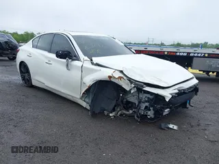 2019 Infiniti Q50 Luxe z VIN JN1EV7APXKM510219, wystawiony jako IAAI lot #42197474 z przebiegiem 149 001 mil mil oraz . Historia ofert i sprzedaży dostępna na DreamBid. Obrazek 1.