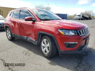 2019 Jeep Compass Altitude with VIN 3C4NJCBB6KT833200, listed as a Copart auction lot 48012385 with 59,212 mi miles and Salvage title. Bid and sale history available at DreamBid. Image 4.