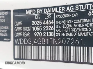 2015 Mercedes-Benz CLA 250 with VIN WDDSJ4GB1FN207261, listed as a IAAI auction lot 41726756 with 165,866 mi miles and . Bid and sale history available at DreamBid. Image 9.