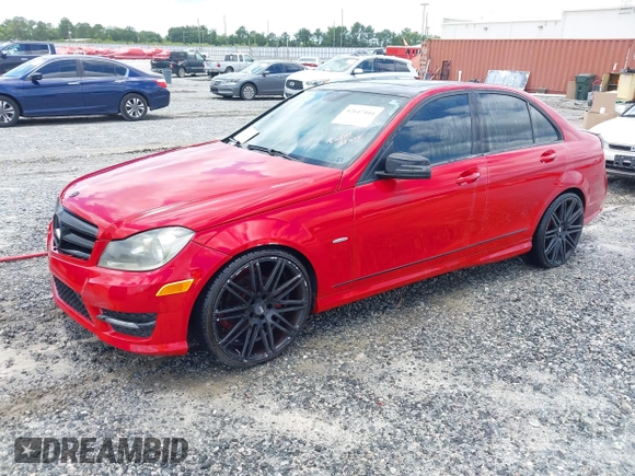 2012 Mercedes-Benz C 250 Sport with VIN WDDGF4HB3CR228171, listed as a IAAI auction lot 42647444 with 121,562 mi miles and . Bid and sale history available at DreamBid. Image 2.