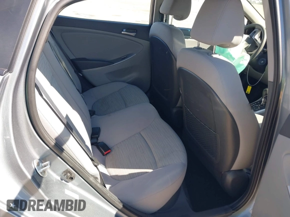 2017 Hyundai Accent SE with VIN KMHCT4AE3HU373698, listed as a IAAI auction lot 41817336 with 1 mi miles. Bid and sale history available at carsss.com. Image 8.