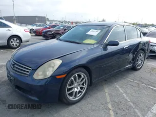 2005 Infiniti G35 with VIN JNKCV51E65M207822, listed as a IAAI auction lot 42245799 with 159,007 mi miles and . Bid and sale history available at DreamBid. Image 2.