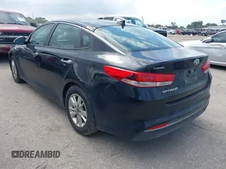 2018 Kia Optima LX with VIN 5XXGT4L34JG183535, listed as a IAAI auction lot 42411181 with 111,649 mi miles and . Bid and sale history available at DreamBid. Image 3.