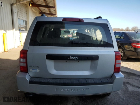 2010 Jeep Patriot Sport with VIN 1J4NF2GB4AD521492, listed as a Copart auction lot 48303095 with 0 mi miles and Salvage Title. Bid and sale history available at carsss.com. Image 6.