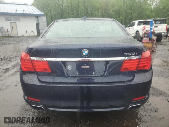 2012 BMW 7 Series 750i xDrive with VIN WBAKC6C53CC395754, listed as a Copart auction lot 55798515 with 79,444 mi miles and Clean Title. Bid and sale history available at DreamBid. Image 6.