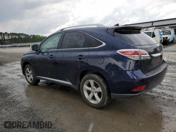 2015 Lexus RX 350 with VIN 2T2BK1BA5FC272701, listed as a Copart auction lot 58816635 with 169,168 mi miles and Salvage title. Bid and sale history available at DreamBid. Image 2.