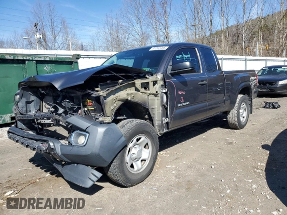 2016 Toyota Tacoma SR with VIN 5TFRX5GN7GX070825, listed as a Copart auction lot 47262205 with 85,252 mi miles and Salvage Title. Bid and sale history available at carsss.com. Image 1.