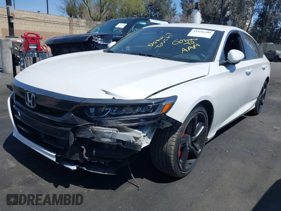 2019 Honda Accord Sport with VIN 1HGCV1F33KA041193, listed as a IAAI auction lot 41956200 with 171,700 mi miles and . Bid and sale history available at DreamBid. Image 18.