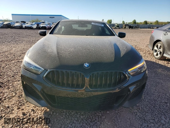 2021 BMW 8 Series 840i with VIN WBAAE2C09MCF72461, listed as a Copart auction lot 79049264 with 23,681 mi miles and Salvage Title. Bid and sale history available at carsss.com. Image 5.
