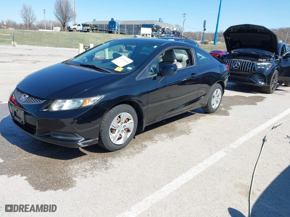 2013 Honda Civic Cpe LX with VIN 2HGFG3B53DH526688, listed as a IAAI auction lot 41784106 with 98,492 mi miles. Bid and sale history available at carsss.com. Image 18.