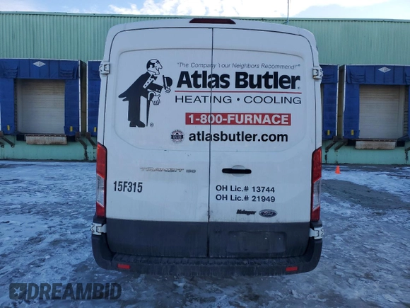 2016 Ford Transit Cargo with VIN 1FTYE1CM6GKA15349, listed as a Copart auction lot 41845265 with 119,991 mi miles and Salvage Title. Bid and sale history available at carsss.com. Image 6.