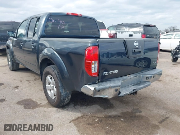 2013 Nissan Frontier SV with VIN 1N6AD0ER3DN746142, listed as a IAAI auction lot 41519017 with 166,482 mi miles and . Bid and sale history available at DreamBid. Image 3.